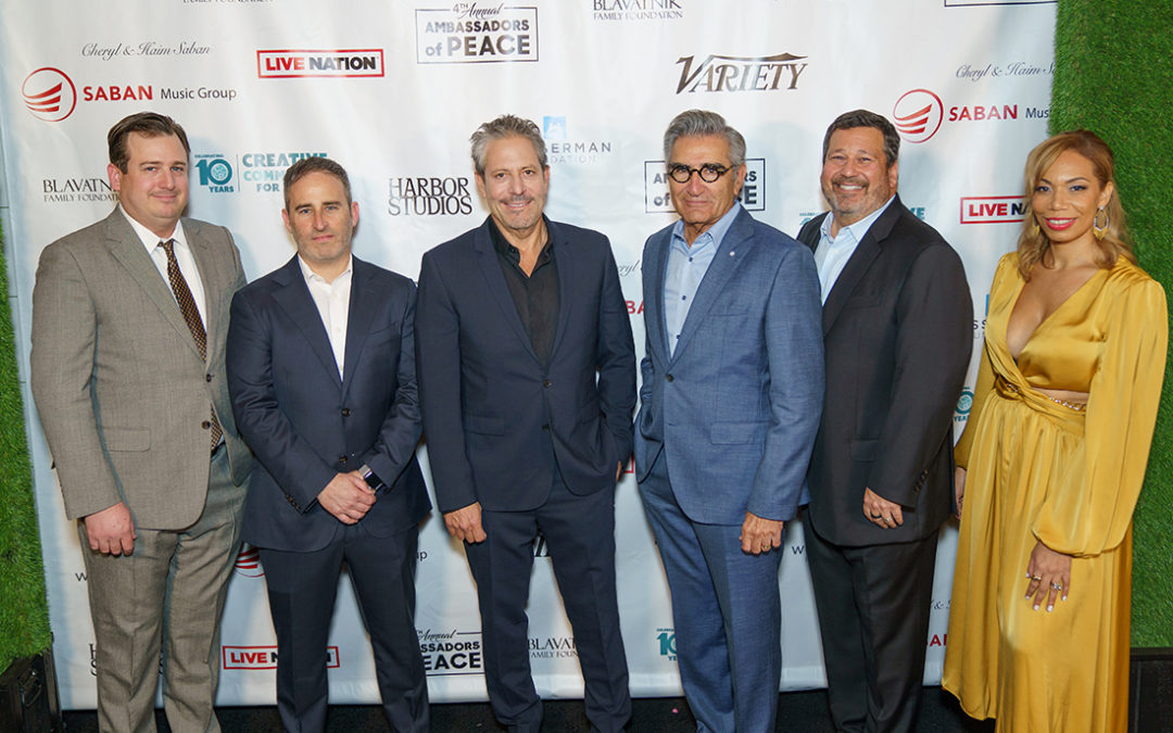 Over 450 Artists & Entertainment Industry Heavyweights Gathered to Honor Eugene Levy, Darren Star, David Zedeck, Autumn Rowe, Brandon Goodman, and Danny Rukasin as Creative Community for Peace’s 2022 ‘Ambassadors of Peace’