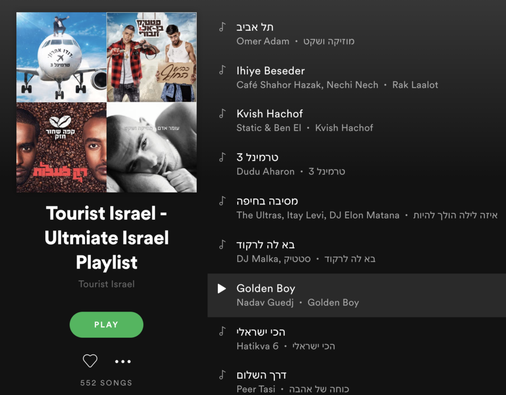 Tourist Israel
